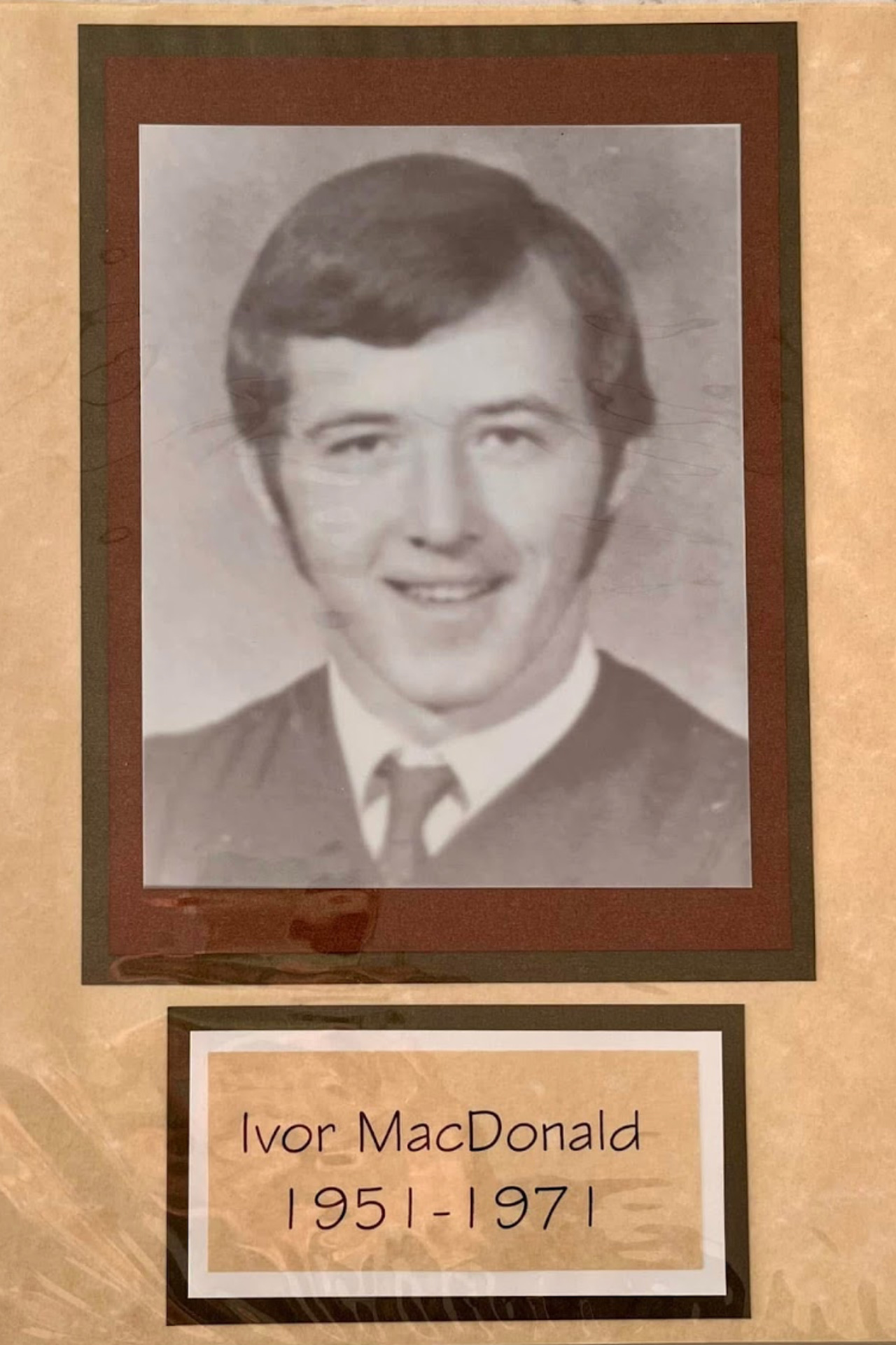 Ivor MacDonald, Ivor MacDonald Memorial Arena